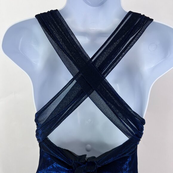 vintage 90s Y2K prom maxi dress - Picture 6 of 9